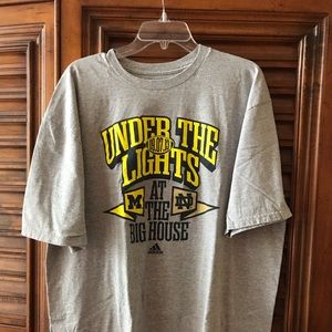 Men’s University of Michigan v Notre Dame t-shirt